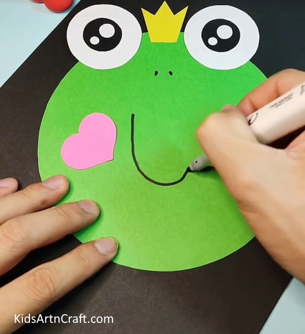 Drawing Nostrils And Smile-For Kids