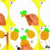 How To Make Pineapples Craft Using Colored Clay Idea