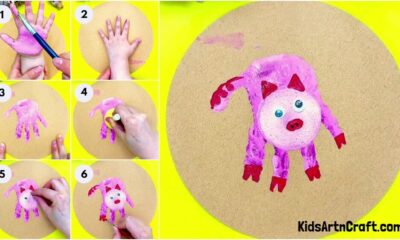 Innovation Pig Hand Impression Painting
