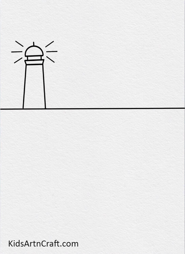 Drawing The Lighthouse- How-to Guide on Drawing Lighthouse and Ocean Landscape for Novices