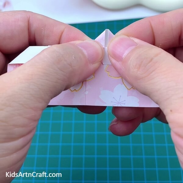 Forming Tiny Triangles- Step-by-Step Instructions for Making an Origami Envelope 
