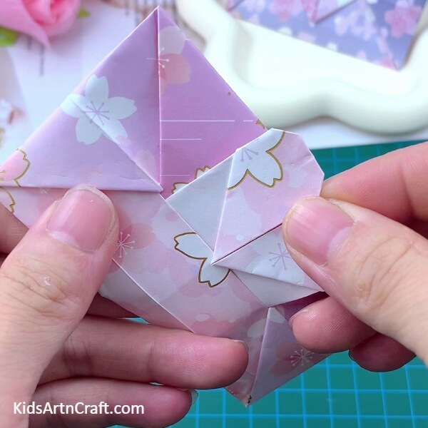 Inserting The Heart In The Envelope- Crafting a Love Letter Envelope with Origami 