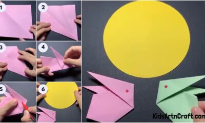 How To Make An Origami Bunny With Paper Sun