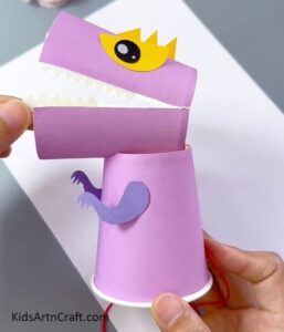 Paper Cup Dinosaur Craft Tutorial For Kids - Kids Art & Craft