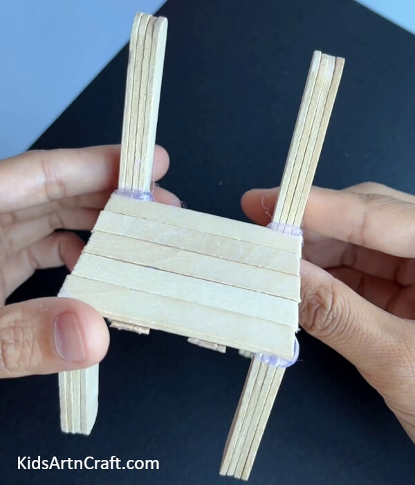 Almost There- Discover how to make a chair out of popsicle sticks