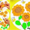 Pretty Clay Sunflower Garden Craft Step-by-step Tutorial For Kids