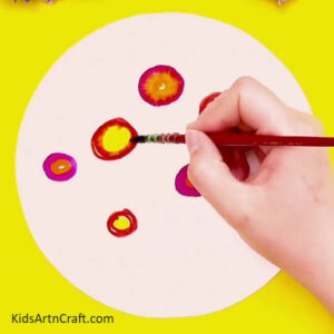 Pretty Flower Garden Painting Using Sketch Pens Idea For Kids - Kids ...