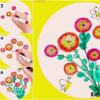 Pretty Flower Garden Painting Using Sketch Pens Idea For Kids