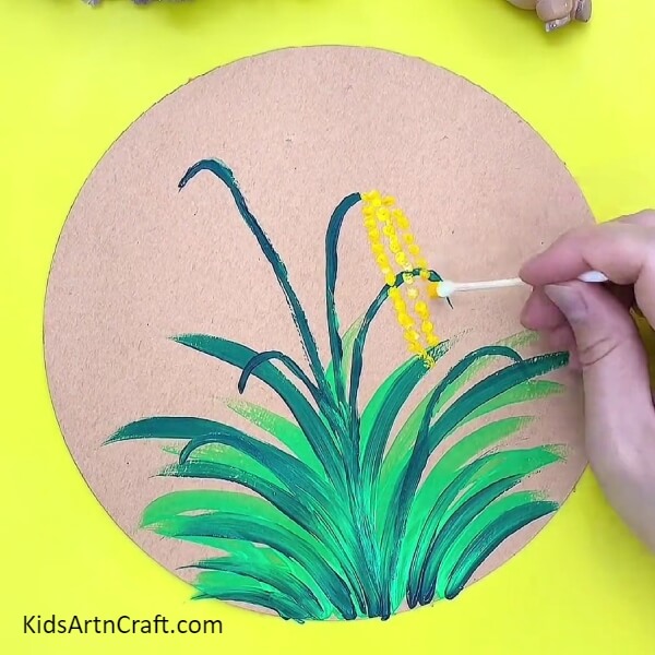 Making Yellow Flowers-Step-by-step