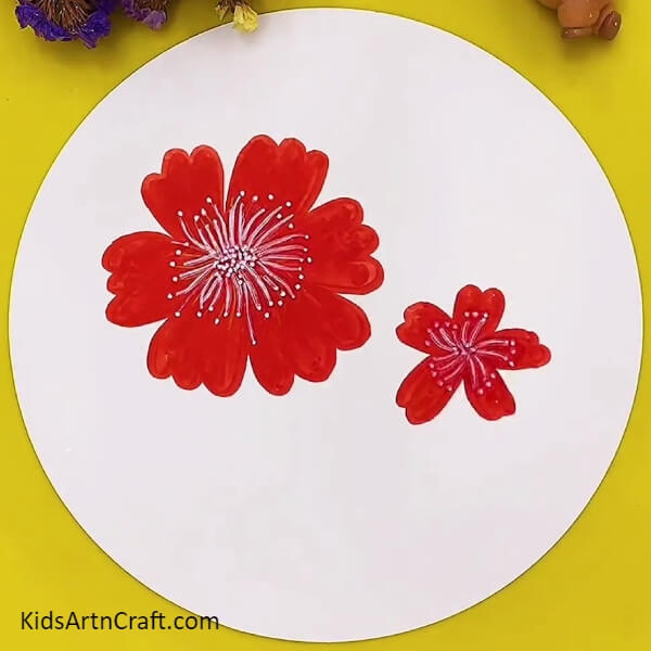 Making Another Flower - A step-by-step guide to a Lovely Red floral piece