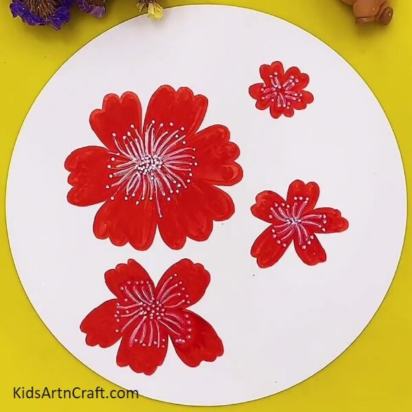 Making More Flowers - Steps to constructing an attractive Red floral creation