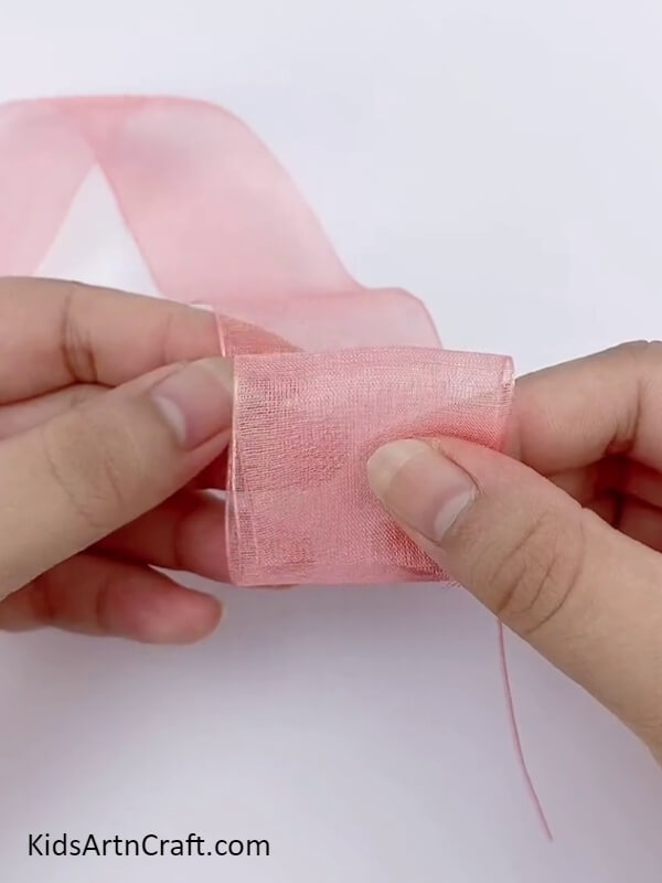 Fold The Pink Ribbon Alternatively- Crafting Realistic Ribbon Roses - Perfect For Beginners 