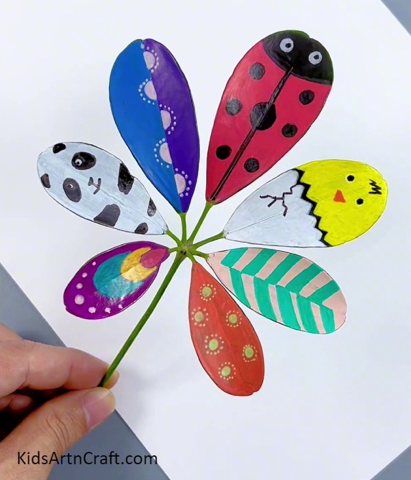 Your Designed Leaf Branch Is Ready-Tutorial for Designing a Leafy Branch Artwork for Newcomers