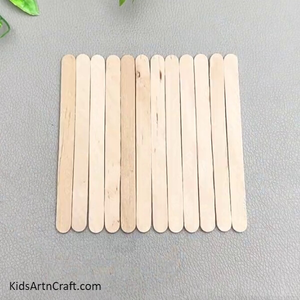 Placing 12 Popsicle Sticks Together-Lovely Swing Craft Tutorial Utilizing Popsicle Sticks For Children