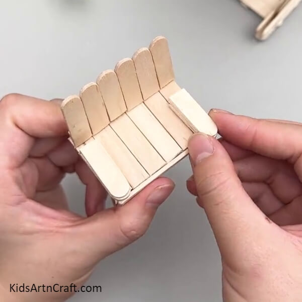 Making The Handles-Lovely Swing Art Utilizing Popsicle Sticks For Children