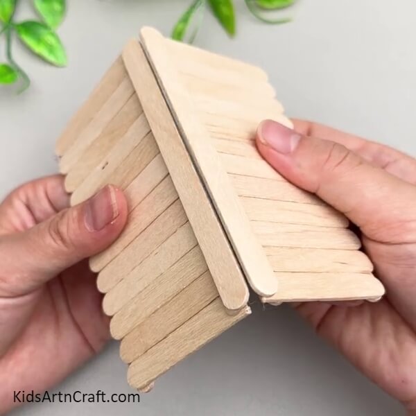 Sticking The Slabs Together-Charming Swing Craft Tutorial Using Popsicle Sticks For Youngsters