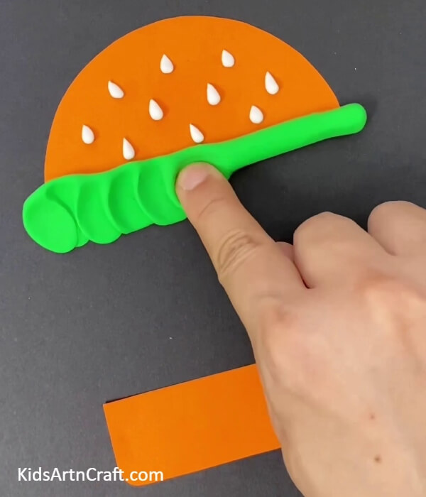 Shaping The Lettuce- A lesson for kids to learn how to make a McDonald's Burger and Fries with paper and clay