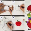 Caterpillar Eating Apple Play Paper Artwork Craft For Kids