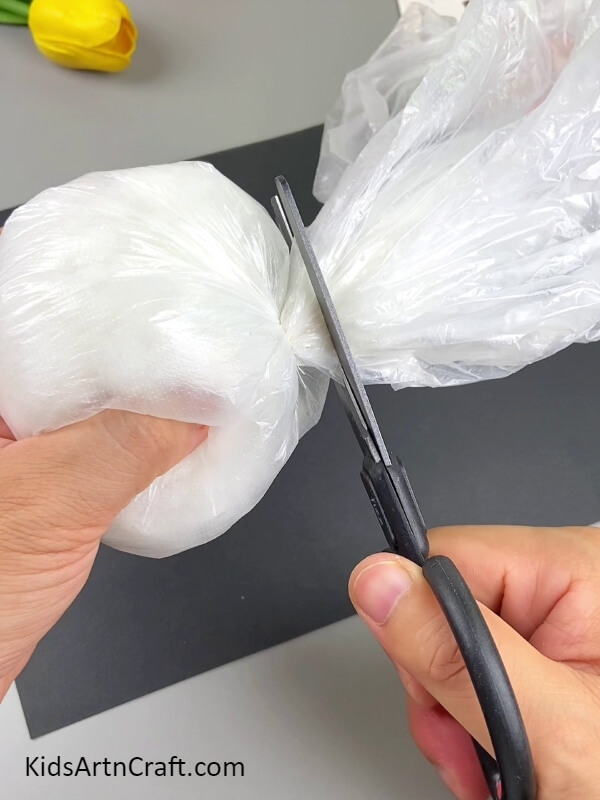 Cutting Out The Extra Polythene-An Introduction To Crafting A Cuddly Rabbit Toy Out Of Cotton For Beginners