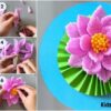 Fruit Foam Net Lotus Flower Craft Model