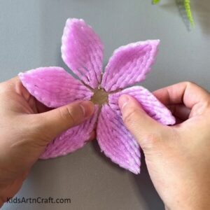 Fruit Foam Net Lotus Flower Craft Tutorial For Kids - Kids Art & Craft