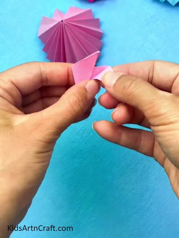 Forming A Kite Shape- How to make a paper ball gown for kids 