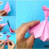 Origami Ball Gown Craft Tutorial For Kids