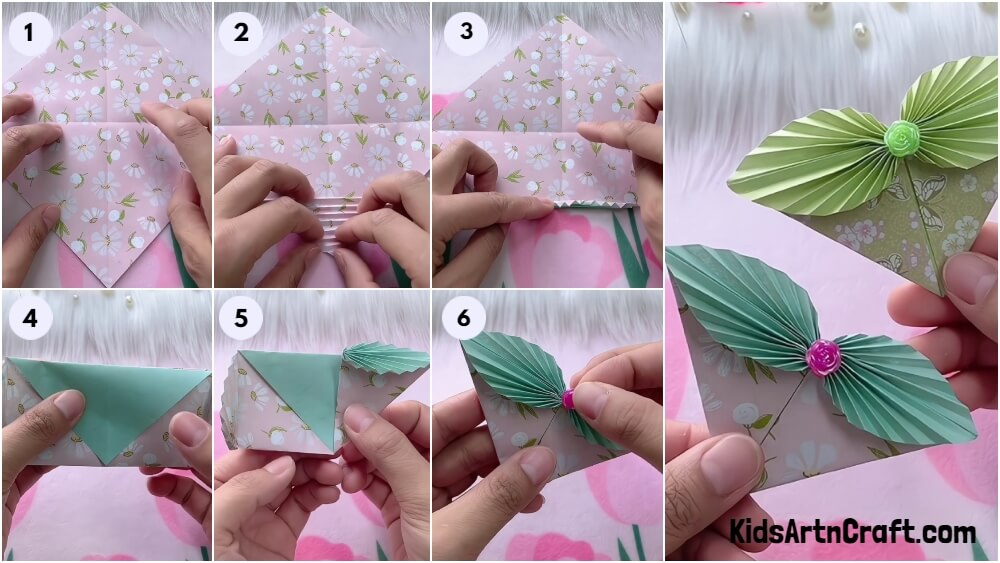 Paper Bookmark Corner Craft For Kids
