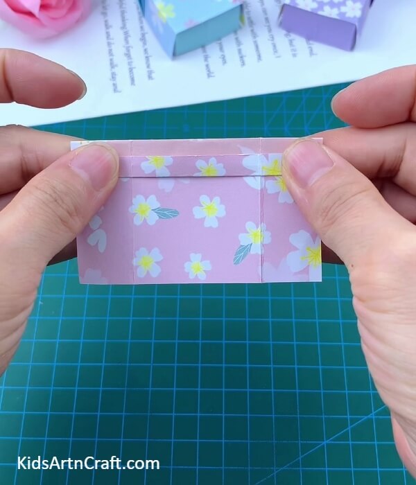 Folding Along The Thin-Top Crease-Crafting a Paper Bed and Pillow for Children