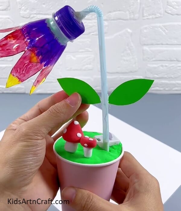 Your Flower Pot Light Lamp Is Ready- Making a lamp with recycled products such as a paper cup and plastic bottle