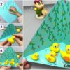 3D Swamp With Ducks Easy Craft Tutorial For Kids