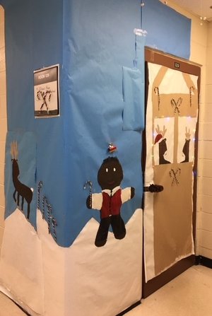 Runaway Reindeer - Door & Wall Decorations for Students - Decorating the classroom entryway for Christmas in preschool