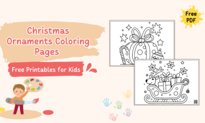 Christmas Ornaments Coloring Printables & Worksheets For Kids