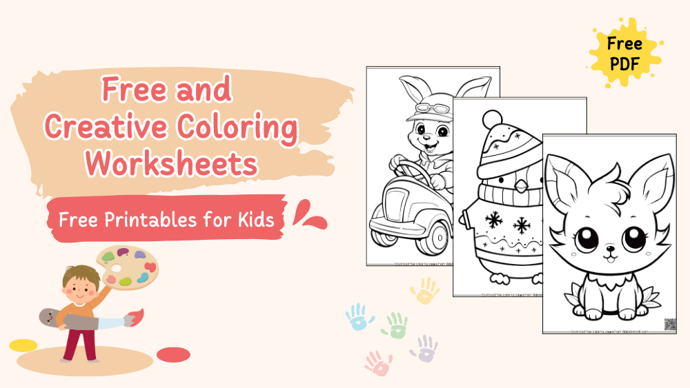 Free and Creative Coloring Worksheets for Kids