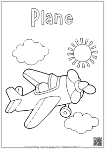 Beautiful Vehicles Coloring Worksheet - Free Printable for Kids - Kids