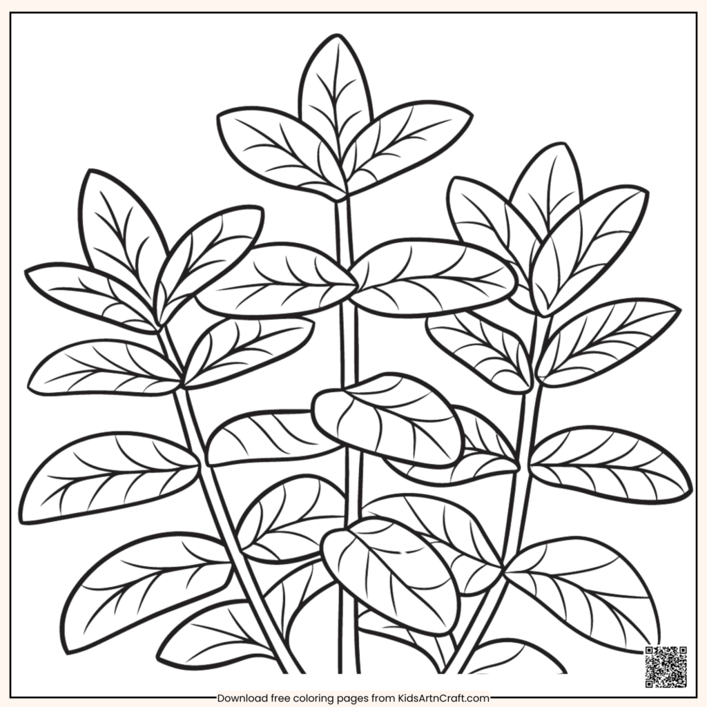 Creative Flower Coloring Pages For Kids - Free to Print - Kids Art & Craft