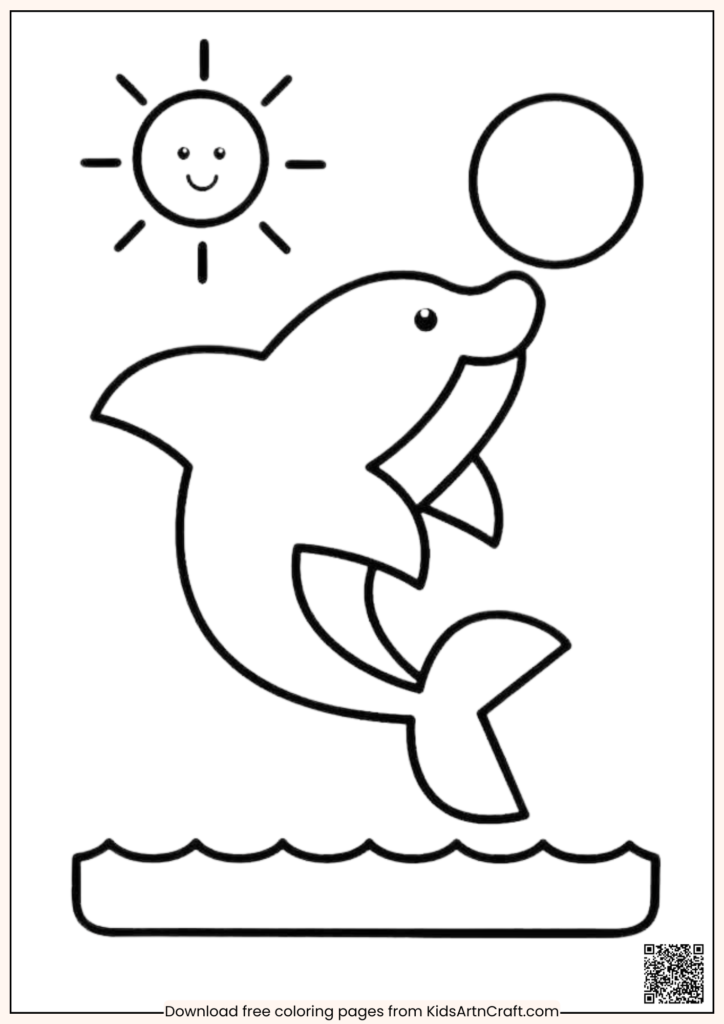 Awesome Animal Coloring Pages For - Cute Shark Coloring Page For Kids 9 724x1024 