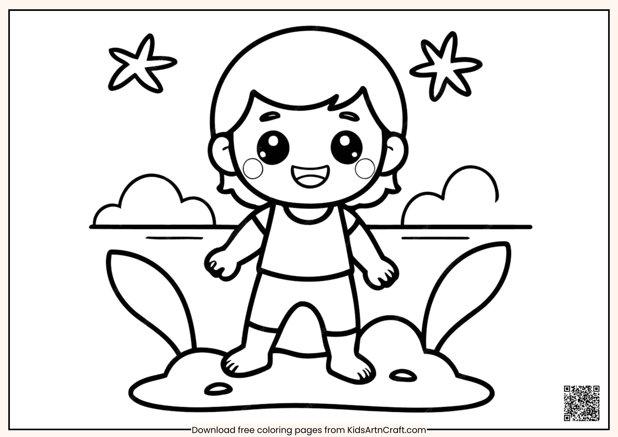 Girls & Boys Coloring Activity for Children