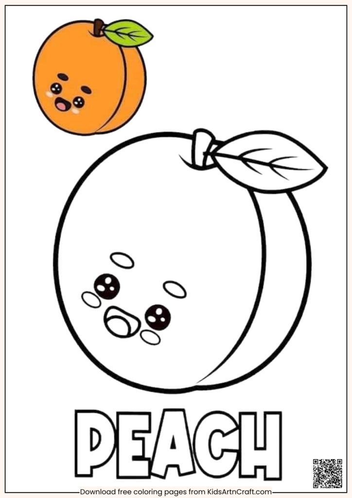 Fun and Amazing Fruit Coloring Pages for Kids - Kids Art & Craft