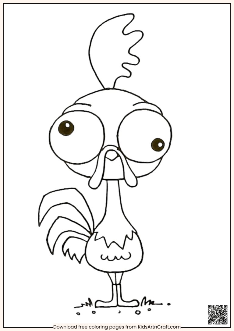 Free Printable Cartoon Character Coloring Pages For Kids - Kids Art & Craft
