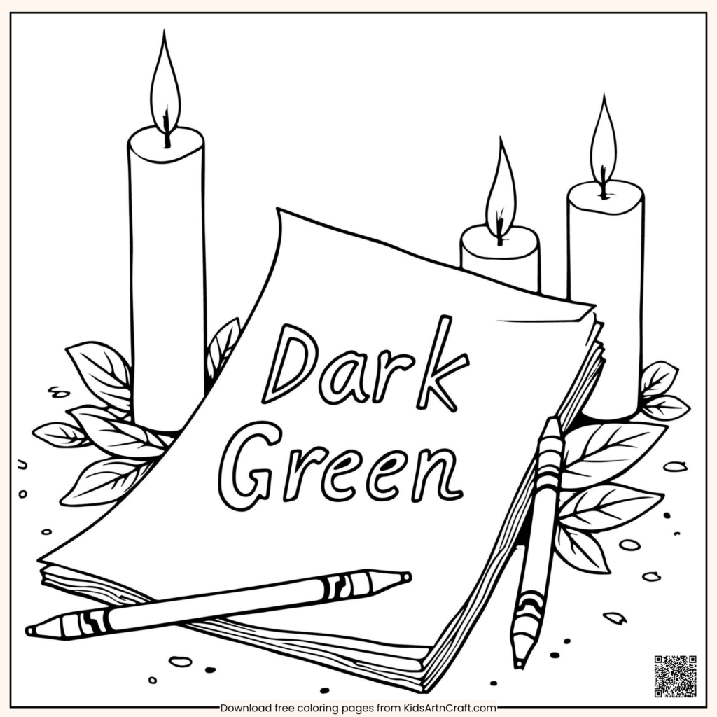 Cozy Winter Vibe Coloring Pages For Kids - Kids Art & Craft