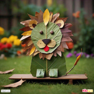 DIY Leaf Animal Craft Activities for Kids - Kids Art & Craft