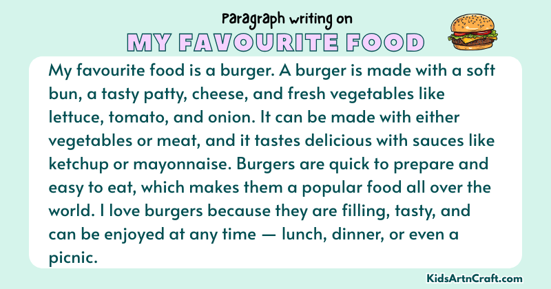 Expository Paragraph on My Favourite Food (Explains with Facts)