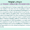 Paragraph on A Time I Helped Someone