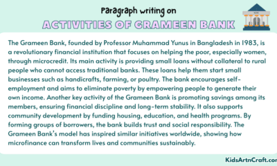 Paragraph on Activities of Grameen Bank