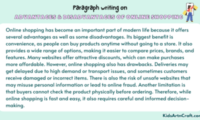 Paragraphs on Advantages & Disadvantages of Online Shopping