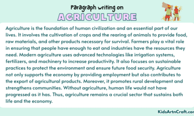 Paragraph on Agriculture