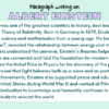 Paragraph on Albert Einstein