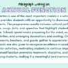 Paragraph on Annual Function