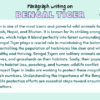 Paragraph on Bengal Tiger